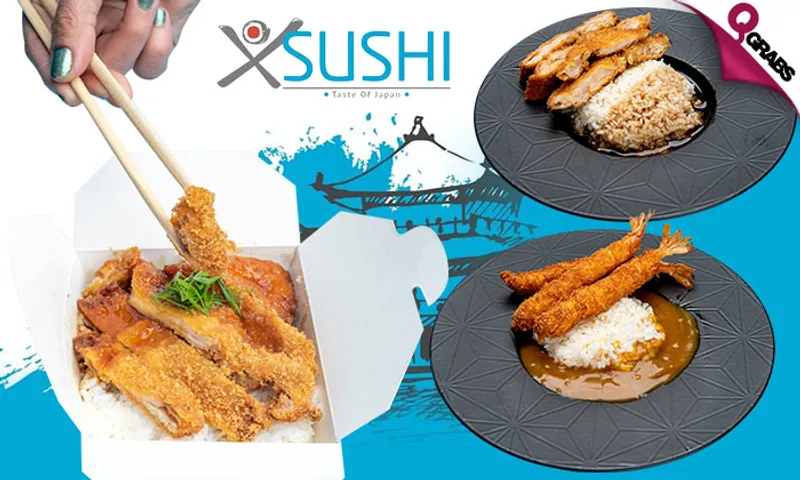 Katsu Galore: Chicken, Beef & More at X-Sushi Restaurant!